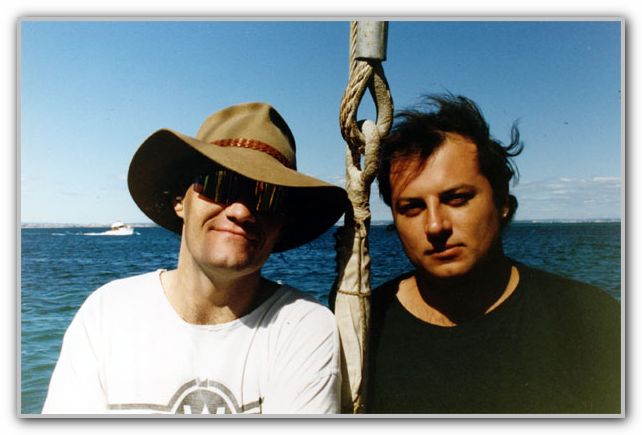 DJ & friend Rick on the Willy circa 1993